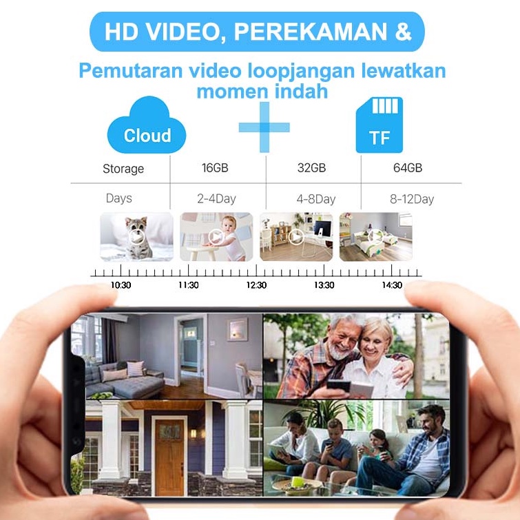 【Free Sim Card】V380 CCTV Lampu Camera Wifi CCTV V380 3MP Kamera CCTV Wifi Lampu CCTV 360° Panoramic Smart CCTV Bohlam IP Camera CCTV Wireless CCTV Security Cameras