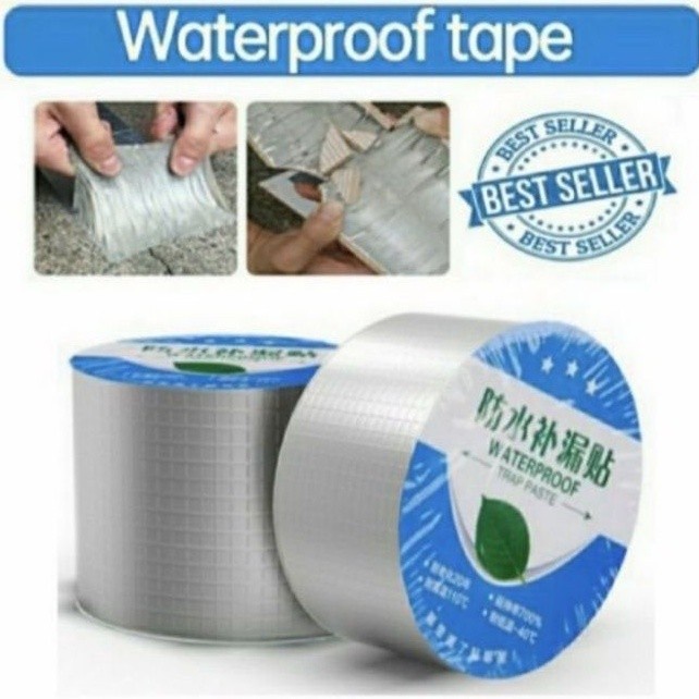 Lakban Anti Bocor Anti Air Aluminium Foil Butyl Waterproof Tape - YS Shop