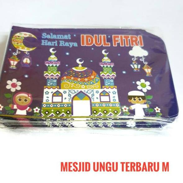 Lebih Kekinian Bellino - 100 pcs Amplop Lebaran Idul Fitri Size M / Ampau Lebaran Ukuran Sedang Angpau Lebaran