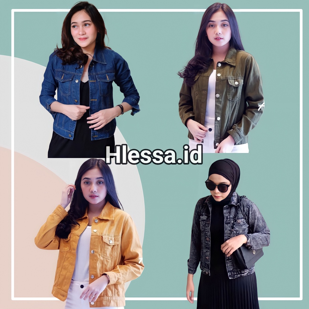 BAJU JAKET JEANS JINS BIONDY WARNA WARNI CROP KROP TOP DENIM LEVIS LEPIS REMAJA OVERSIZE OUTER ROMPI WANITA CEWEK PEREMPUAN SNOW BLACK ICE BLUE HITAM ARMY NAVY MUSTARD KEKINIAN MODEL BAWAH RAWIS SOBEK KOREA STYLE PREMIUM TERBARU MURAH JUMBO DEWASA VIRAL