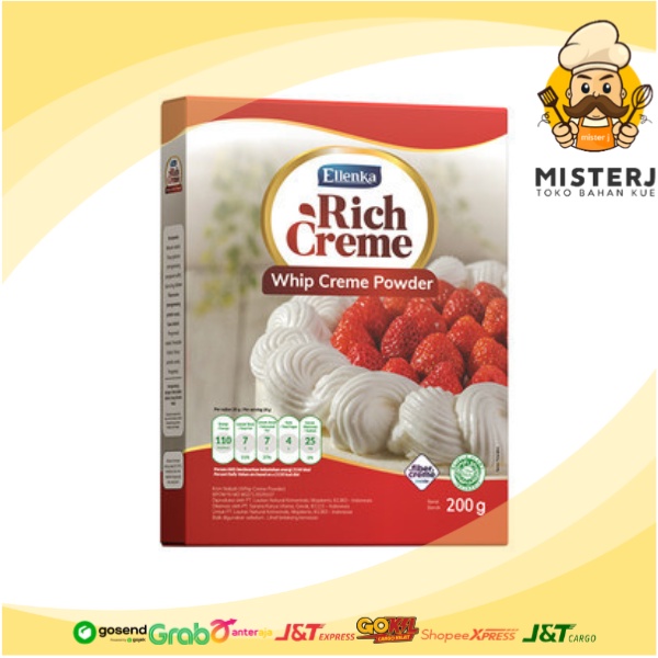 

Ellenka Rich Creme Powder | 200 Gram | 400 Gram | Ellenka Whip Cream Bubuk