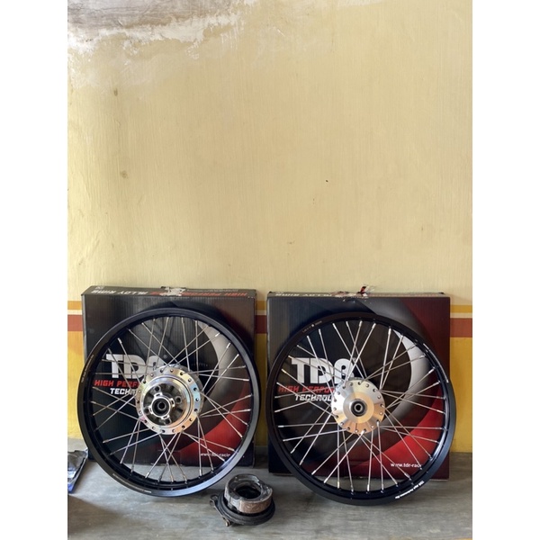 Velg tdr set tinggal pasang pnp cb,gl,mp,tiger dll barang baru
