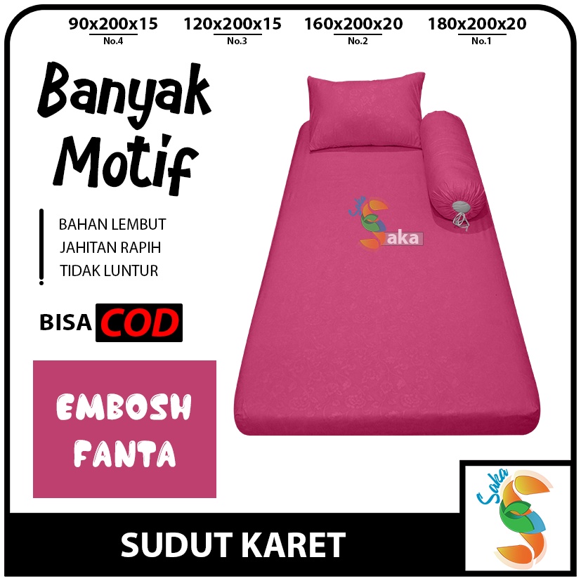 SPREI KASUR 90X200 120X200 SINGLE POLOS EMBOS HOMEMADE DAN KOTAK KOTAK TRITAN  HITAM ABU PUTIH BIRU NO.4 (90X200) NO3.(120X200)