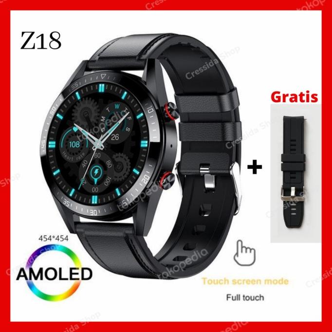 BISA COD Z18 SMARTWATCH AMOLED ALWAYS ON DISPLAY ORIGINAL