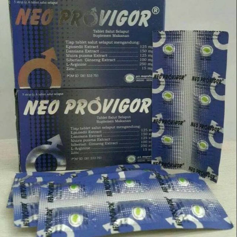 Neo Provigor Tablet Suplemen Penambah Stamina Isi 30