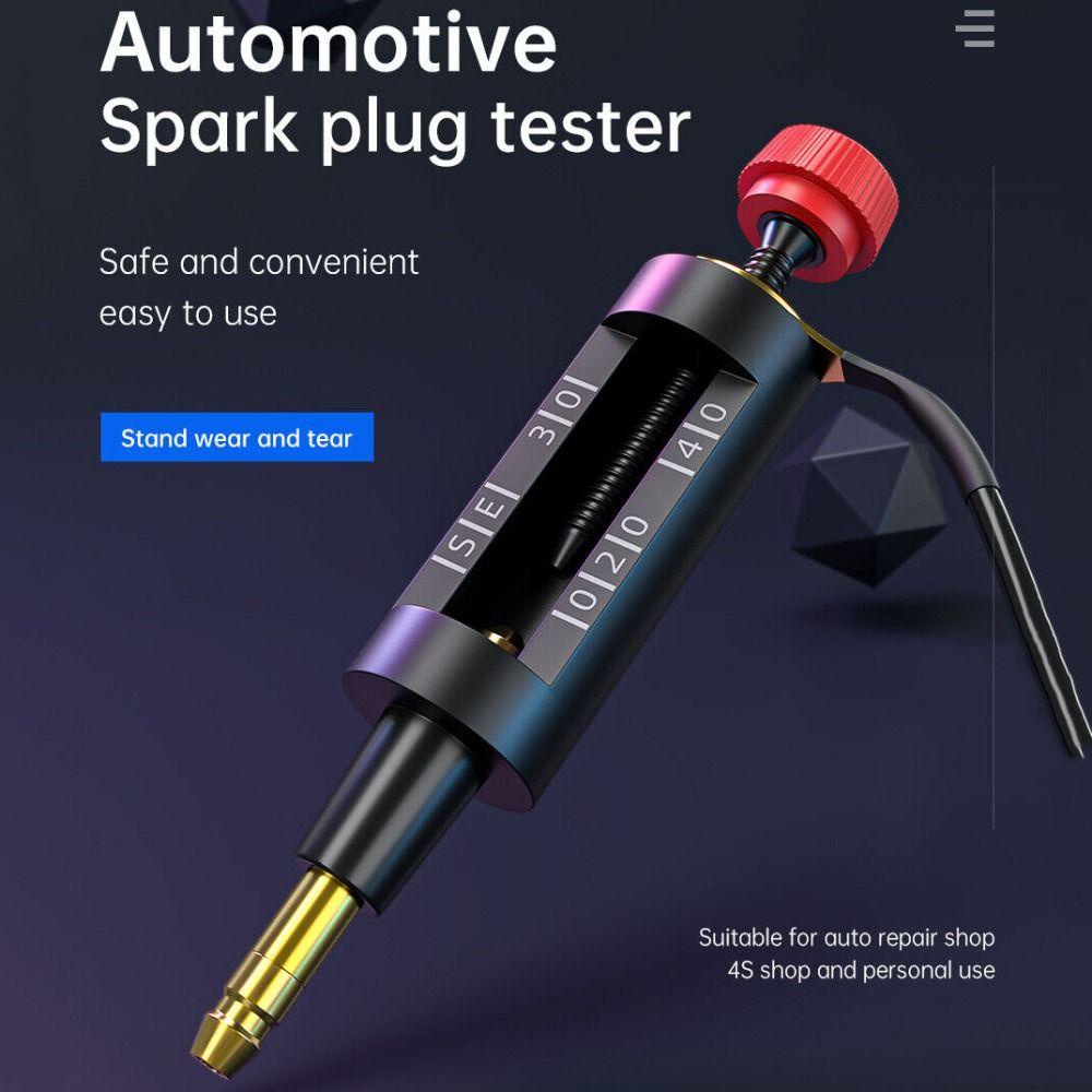 Lanfy Spark Plug Tester Motor Mesin Potong Rumput Coil-on Plug Car Circuit Diagnostic Test Pensil Alat Perbaikan Mobil Adjustable Spark Test Tool