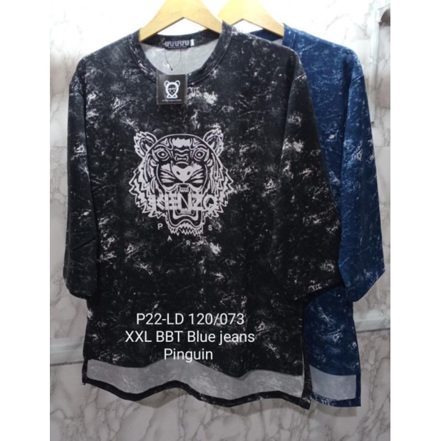 ATASAN KAOS WANITA 7/8 JUMBO LD 120-140