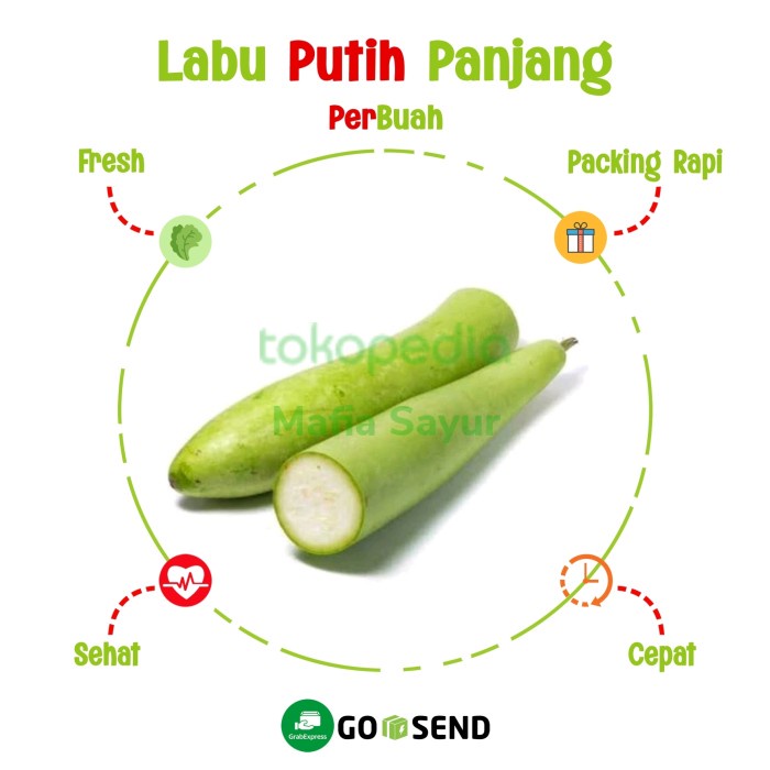 

LABU PUTIH PANJANG / FRESH VEGETABLE