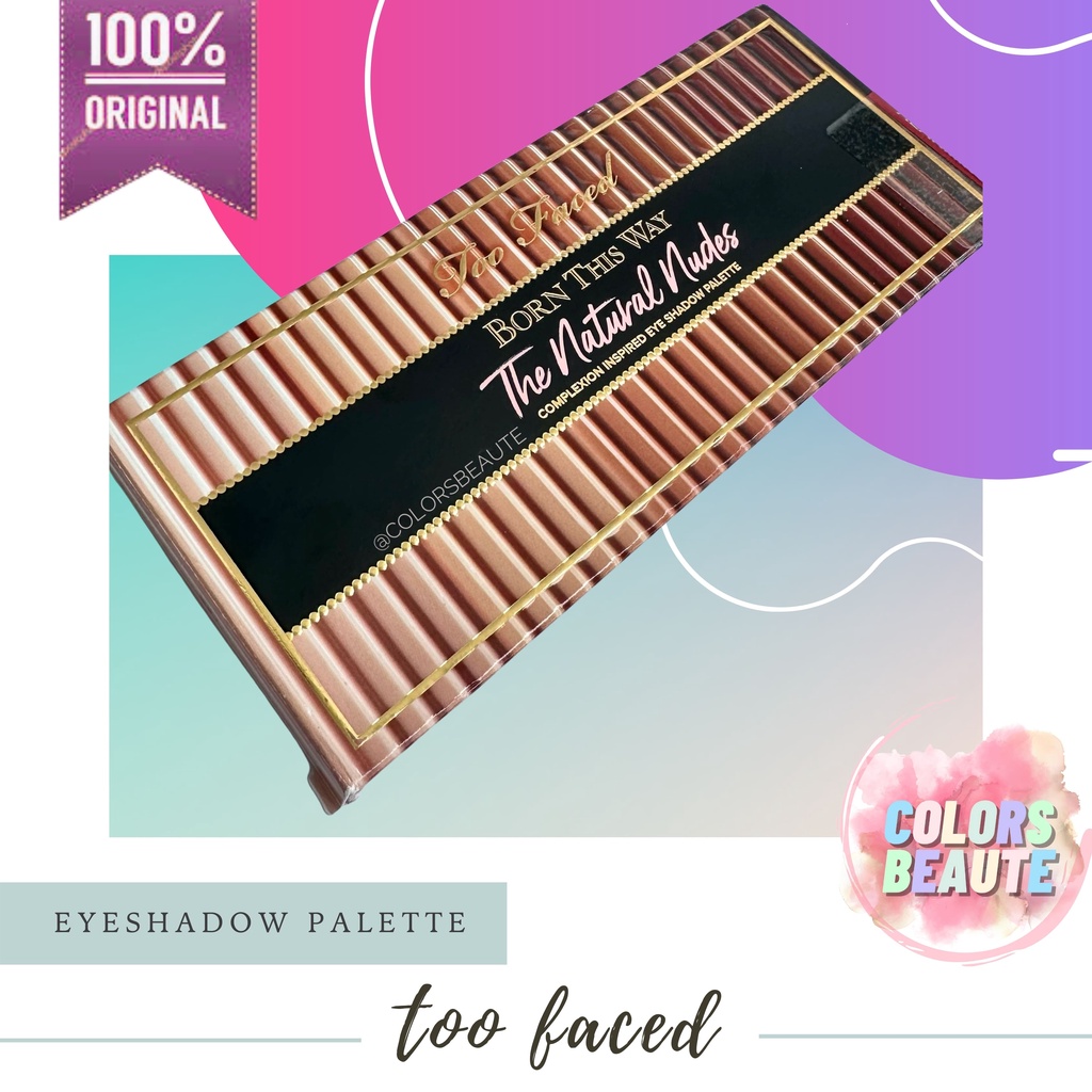 TOO FACED  born this way the natural nudes eyeshadow palette