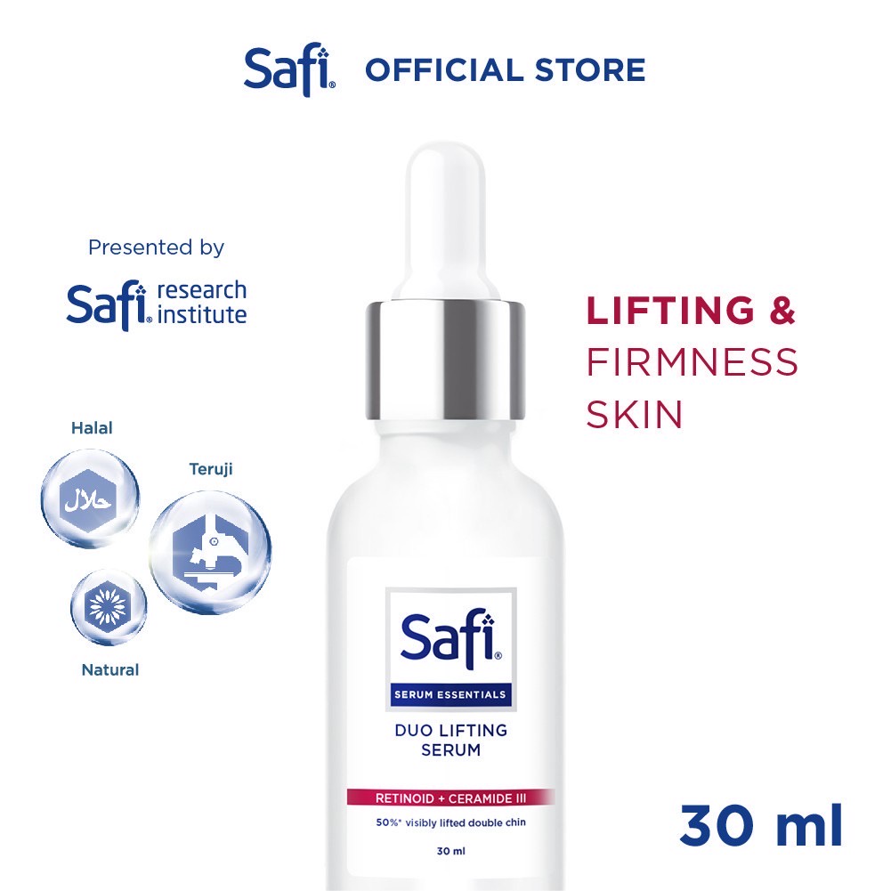 Safi Serum Essentials Duo Lifting Serum Retinoid Ceramide 30ml-preloved / serum double chin / serum 