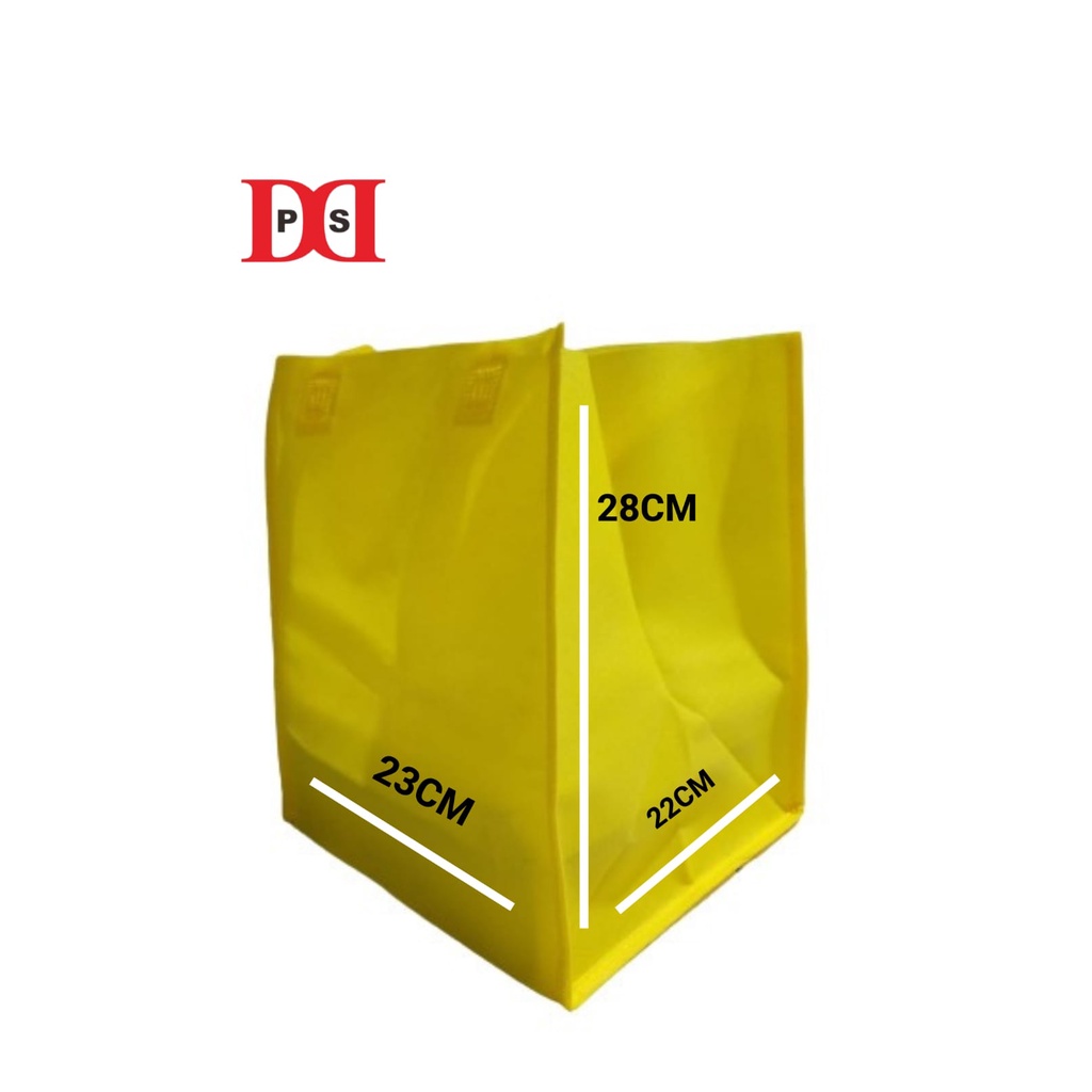 Goodie Bag Box Jahit uk 32x26x27 atau 23x28x22 polos  / tas spunbond polos