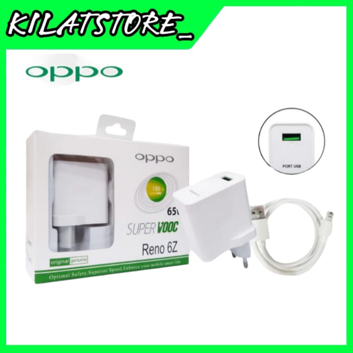 CHARGER OPPO RENO 6Z MICRO USB,TYPE C FAST CHARGING 3.0 ORIGINAL