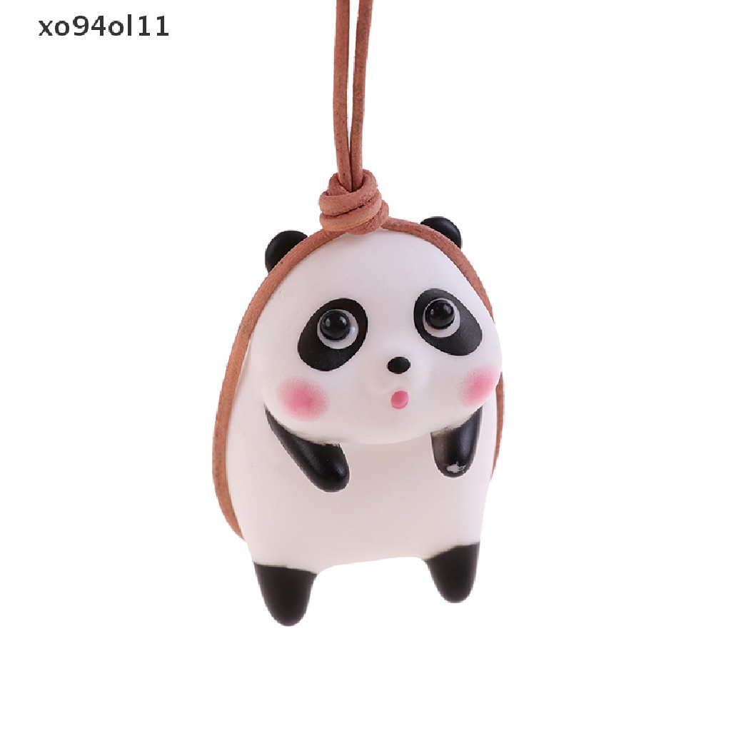 Xo Cute Hiasan Interior Mobil Liontin Macan/Panda Dengan Kacamata Dan Earphone OL