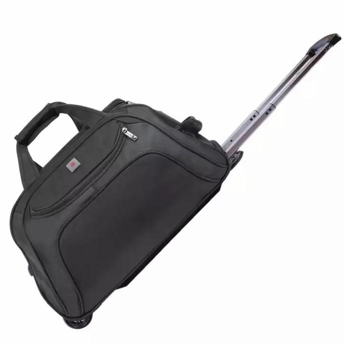 Tas Travel Bag Polo Original Jinjing Pria PakaianTrolley Roda Kabin