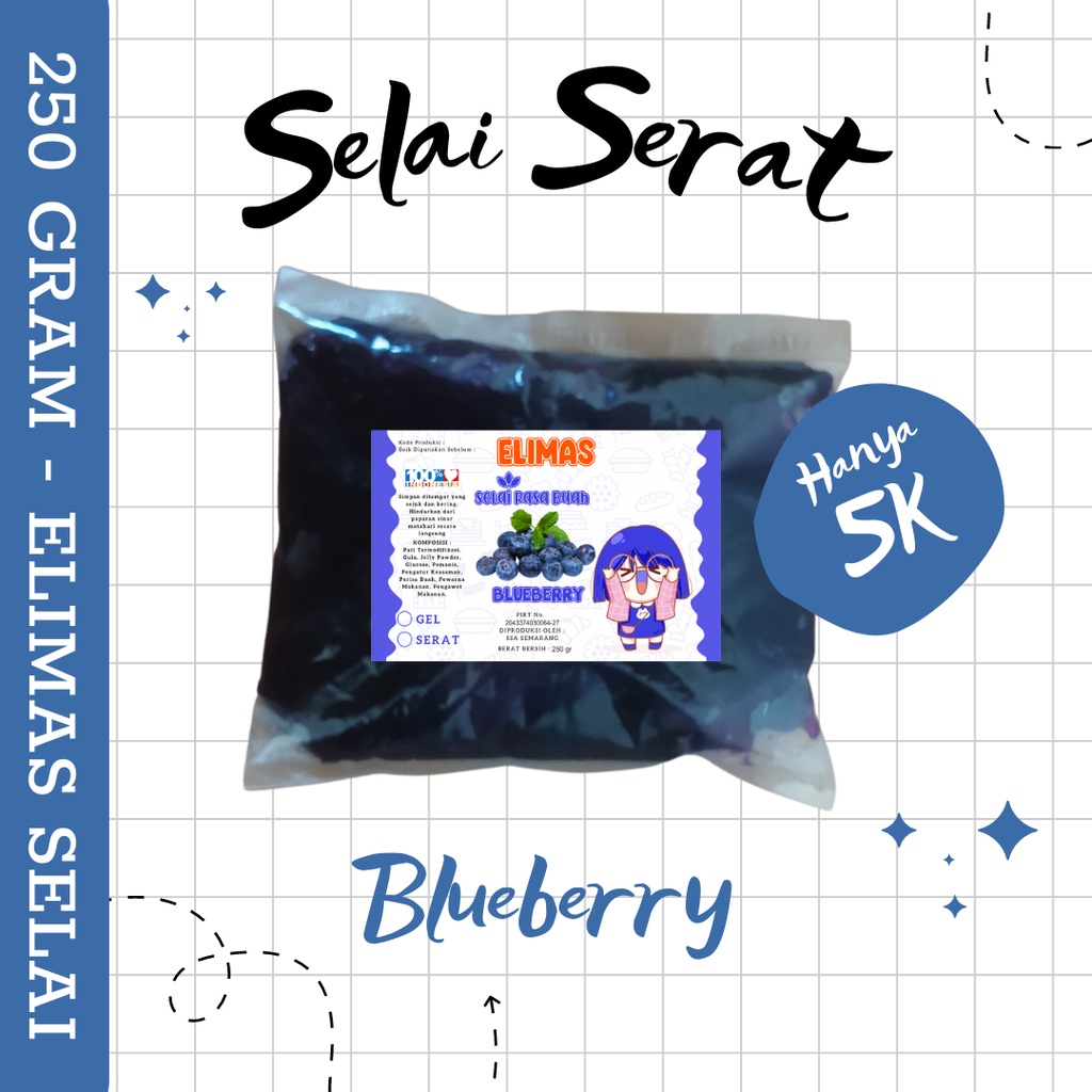 ELIMAS SELAI SERAT 250 GRAM