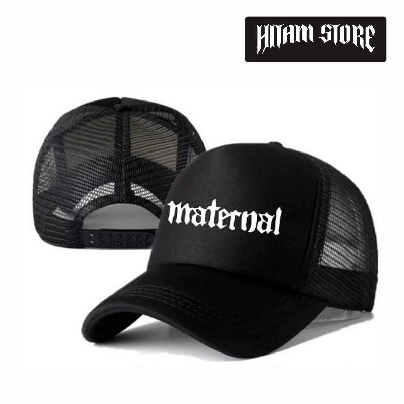 TOPI TRUCKER JARING MATERNAL DISASTER/TOPI JARING TRUCKER MATERNAL/TOPI MATERNAL LOGO SABLON