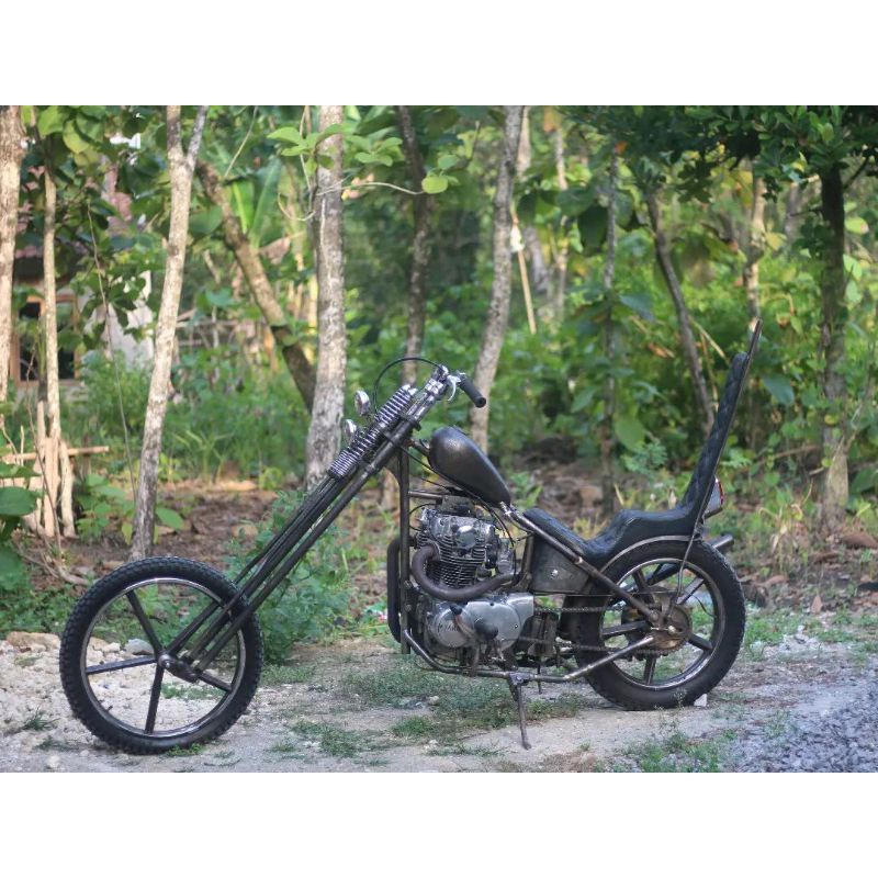 jual chopper xs650 full custom
