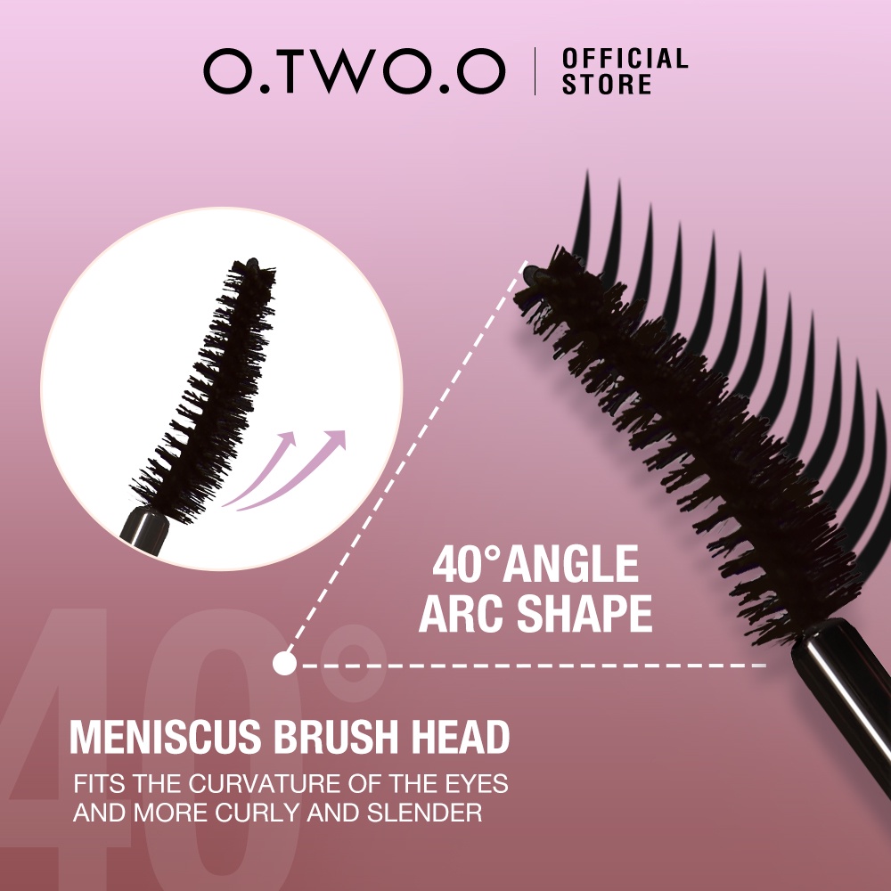 O.TWO.O Waterproof Mascara Long Lasting Natural Curling Eye Lash Makeup