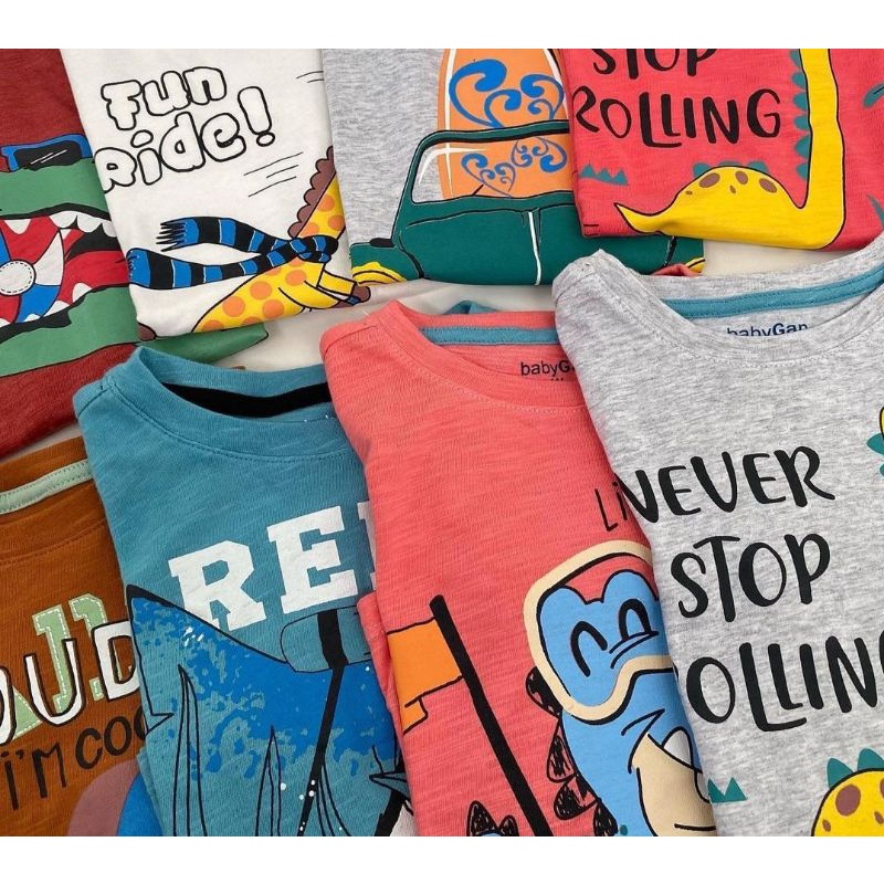 Baju anak laki-laki branded baby GAP - Gymbore | Tshirt boy dailywear 1 tahun