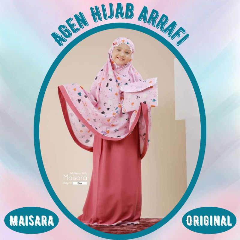 mukena mukenah perlengkapan peralatan alat sholat anak wanita perempuan TK SD kelas 1 usia umur 4 5 