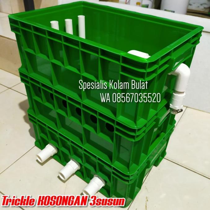 Kosongan Trickle Filter Small 3Susun Filter Kolam Koi