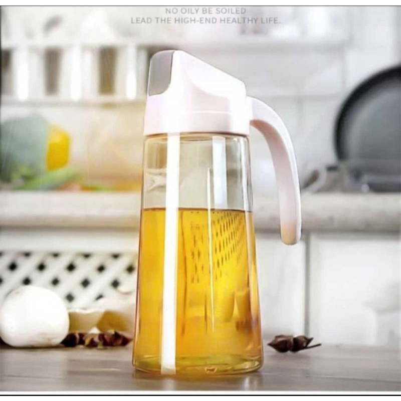 Botol kaca tempat minyak 630 ml / Oil jug kaca / wadah minyak kaca