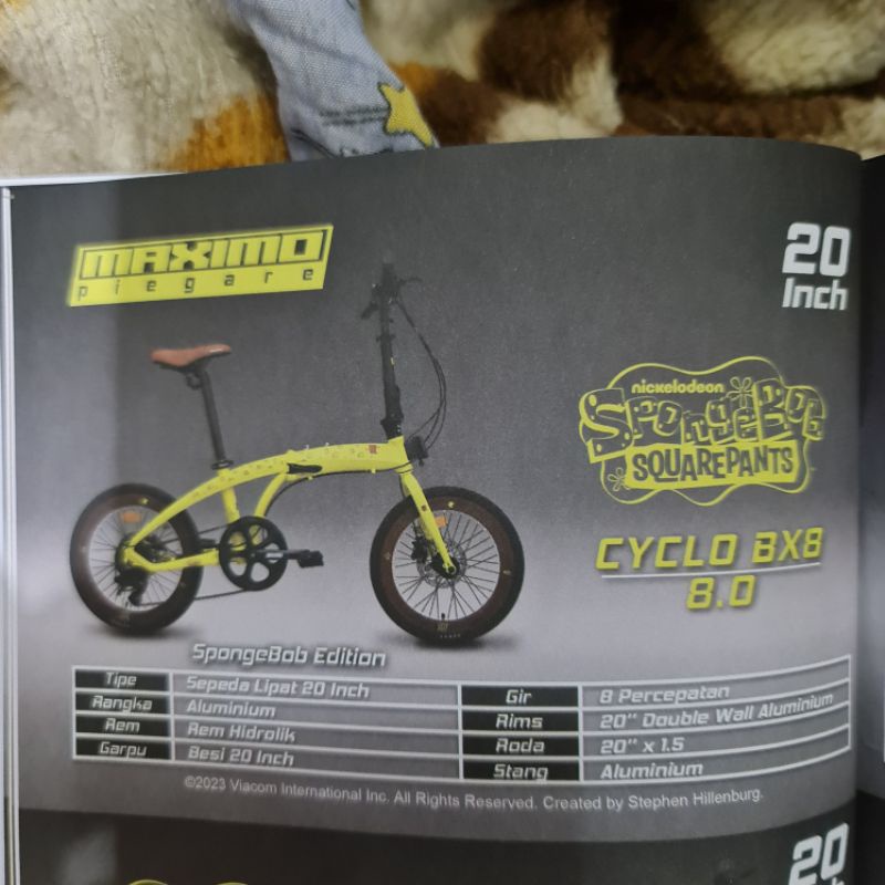 Sepeda Lipat 20 Family Maximo Piegare Cyclo BX8 BX 8 8.0