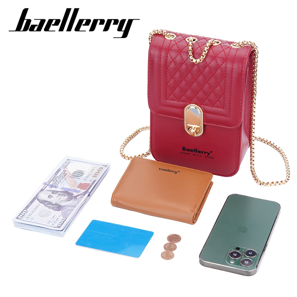 BAELLERRY N3239 Tas Selempang Wanita Bahan Kulit PU Leather Premium WATCHKITE WKOS