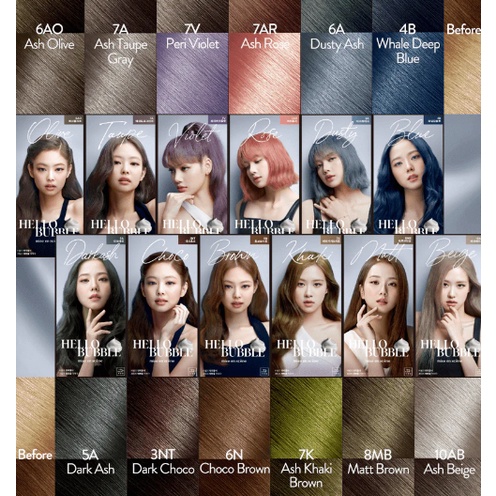 Mise en scene Hello Bubble Foam Hair Color