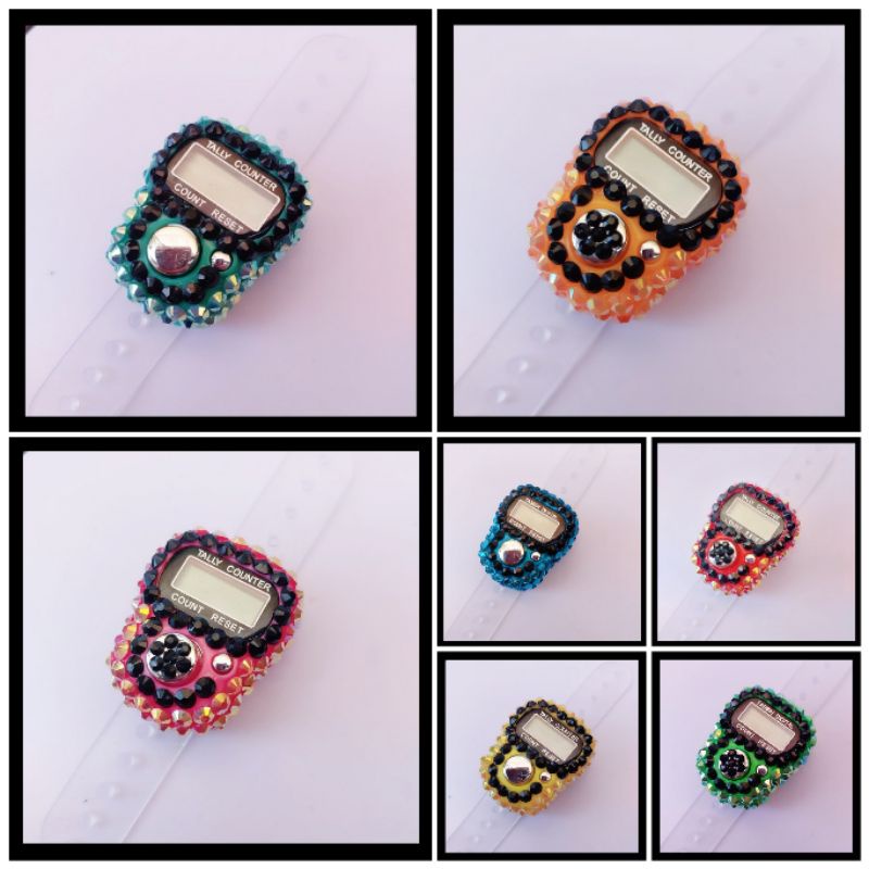 Tasbih Digital Swarovski Lis Hitam (Tamara_acc)