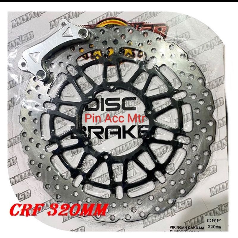 Disc Cakram/Piringan Cakram Disk Brake Depan SUPERMOTO Crf150/320mm CRF 150L /(PNP)