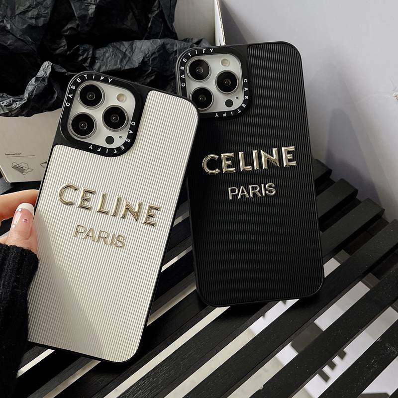 Luxury Metal Gilding Lable Hard Silicone Case IPhone 11 12 13 14 Pro Max Apple Cover Casing Women's Luxury Phone Case IPhone 14 Plus