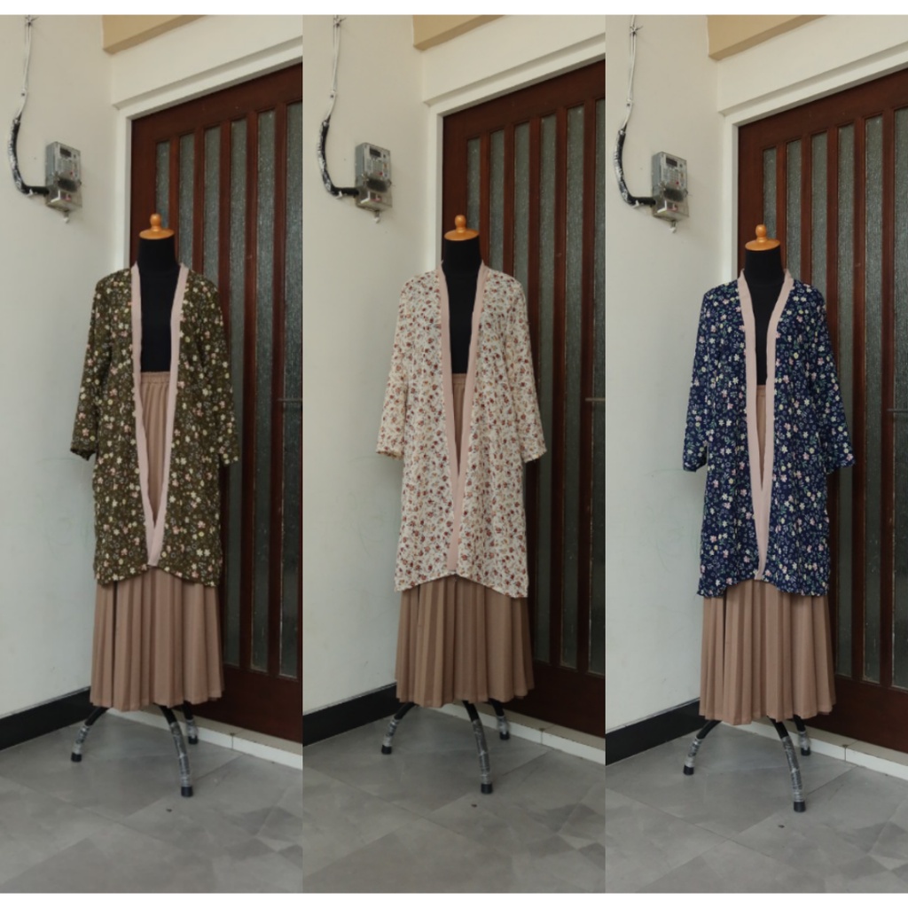 outer motif bunga by aiiri / outer kekinian / outer korea murah