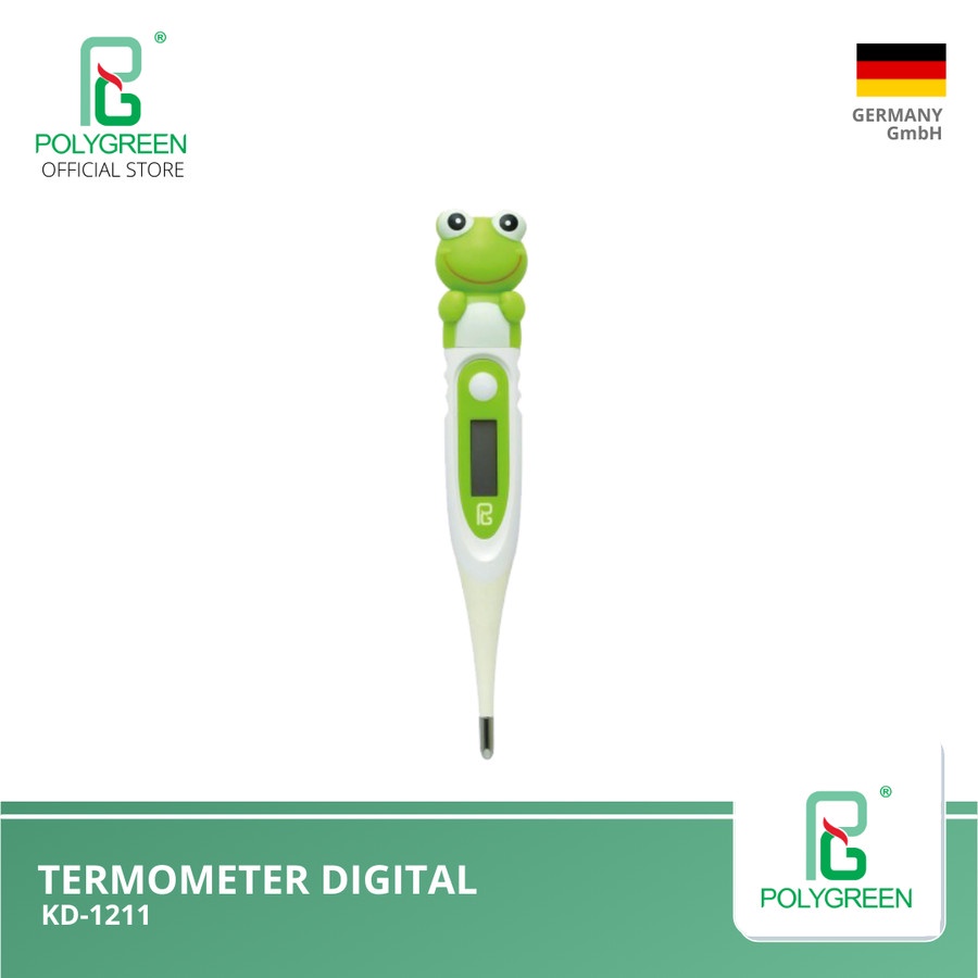 POLYGREEN THERMOMETER DIGITAL KIDDY KD-1211 TERMOMETER MEDICAL ONLINE MEDICALONLINE