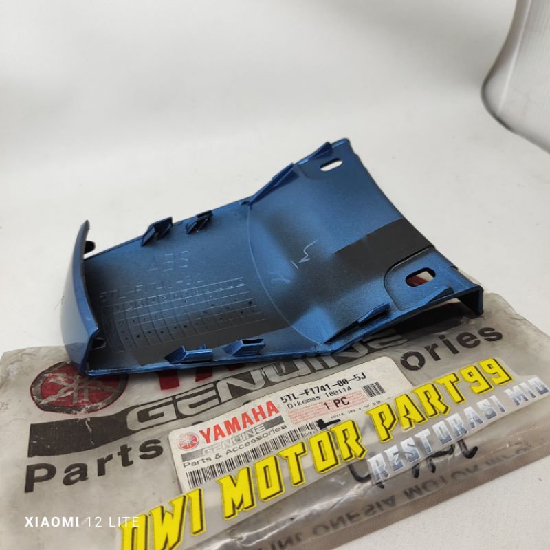 COVER TAIL PAD SAMBUNGAN BODY BELAKANG MIO BIRU SAPPHIRE 5TL-F1741-00-5J ORIGINAL