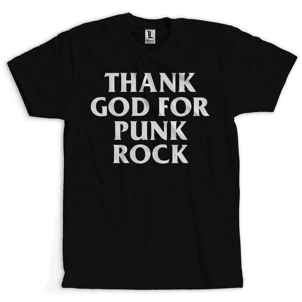 Jual KAOS BAND THANK GOD FOR PUNK ROCK | H378 | KAOS BAND ROCK | KAOS ...