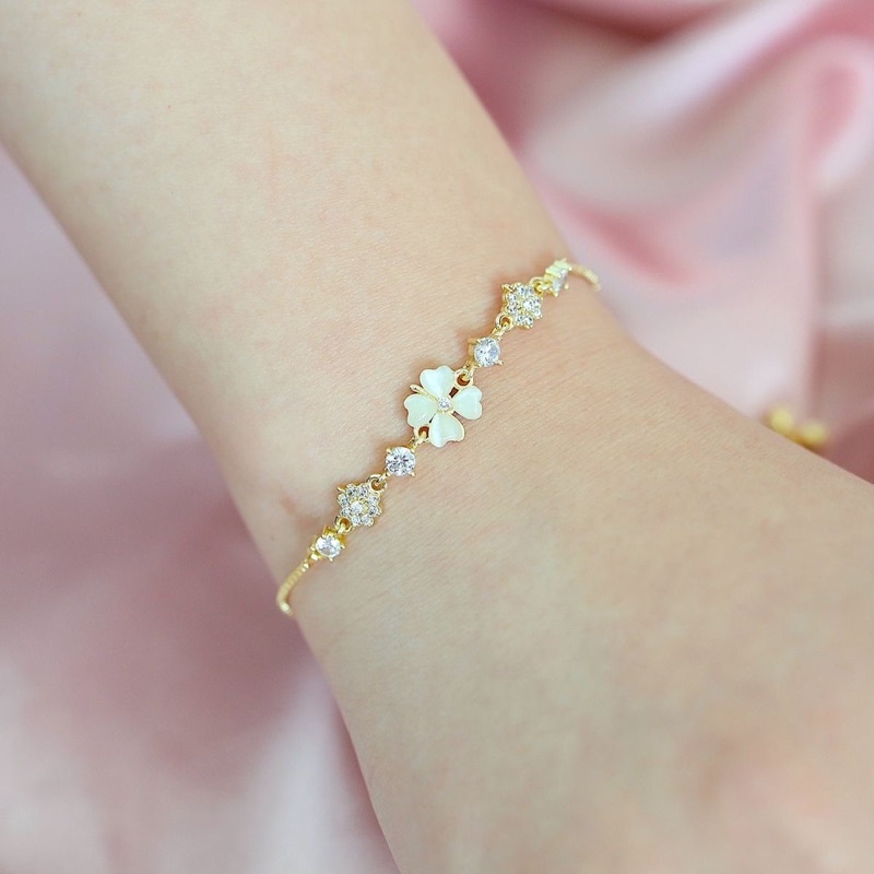 Ark.co - Metier (star, flower) bracelet gelang serut adjustable bintang bunga minimalis