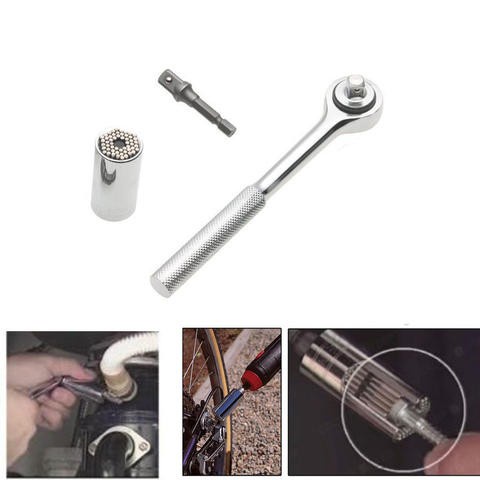 SerbaGrosirMurah Kunci pas socket universal super gator grip soket sok wrench ring bolt kunci pas set