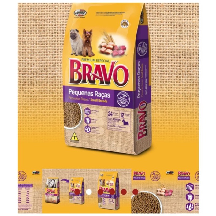 BRAVO DOG FOOD SMALL BREED PREMIUM SPESIAL 20 KG MAKANAN ANJING KARGO