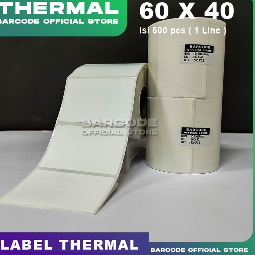 

✸Buruan Beli 8QHZ8 Label Thermal Uk 60 X 40 / 60X40 MM / 60X40MM Sticker Barcode 86 ✸Best Terlaris