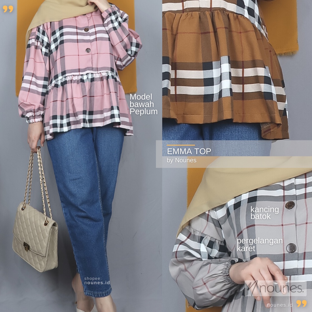 Nounes Emma Top Oversized Drop Shoulder matt Shakila
