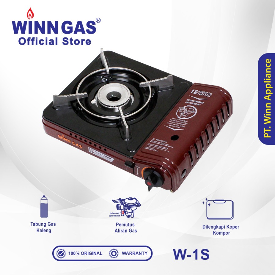 Winn Gas Kompor Portable 1 Tungku W1S