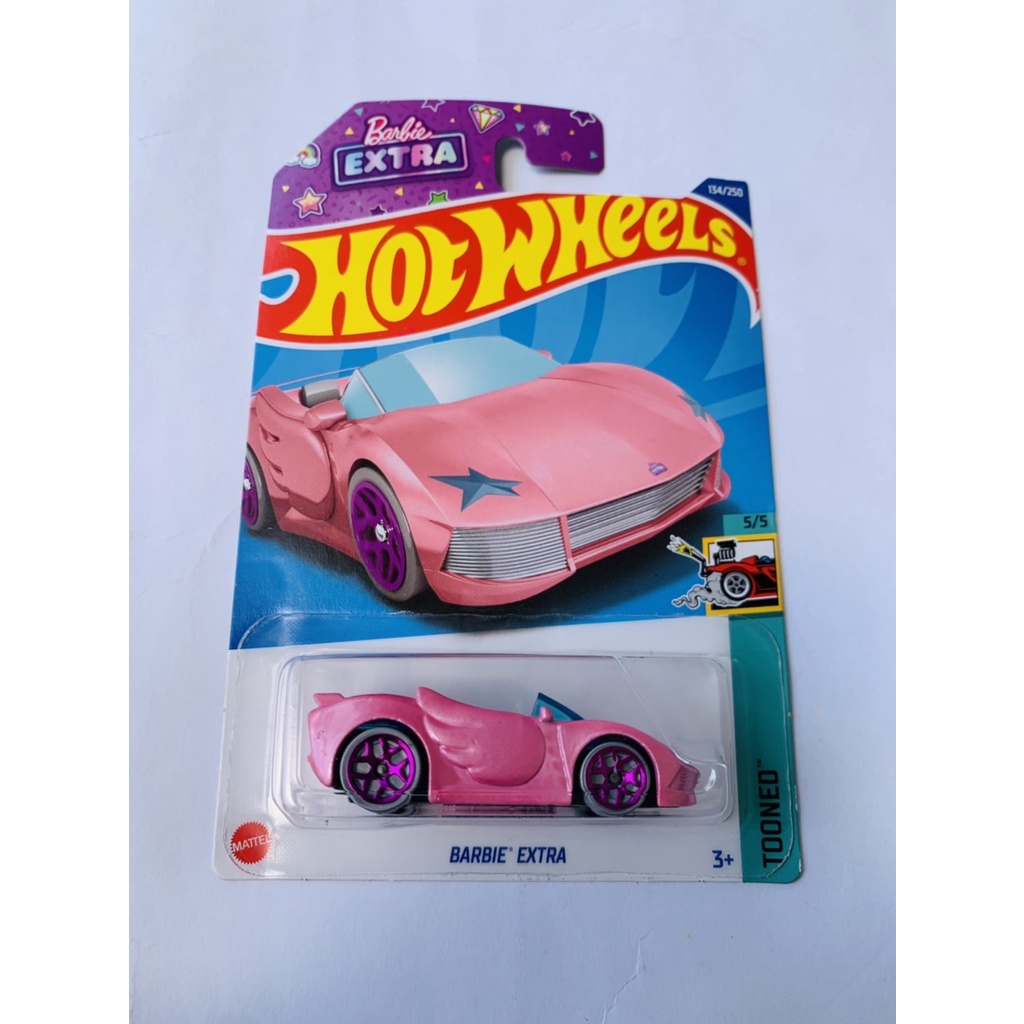 HOTWHEELS HOT WHEELS BARBIE EXTRA PINK TOONED LOT L 2022 DIECAST MINIATUR MOBIL MAINAN MOBILAN ANAK 