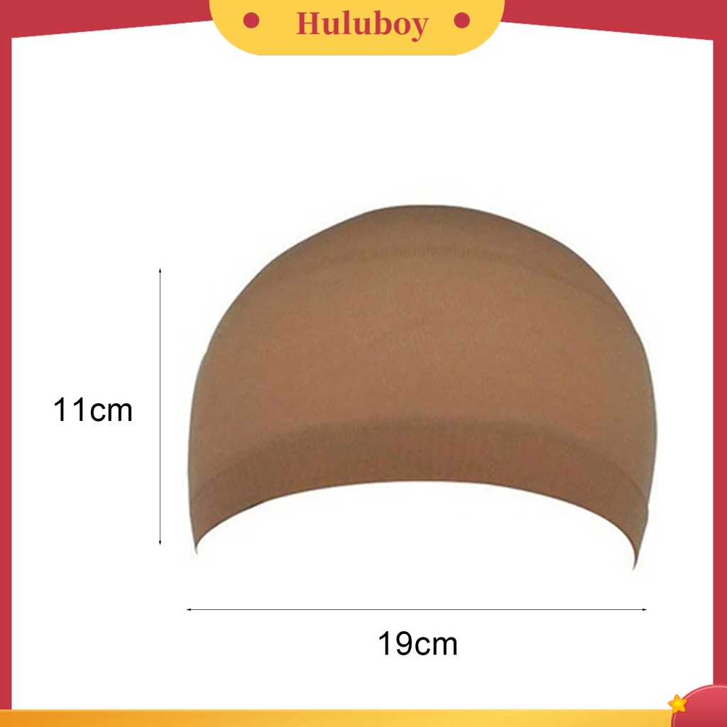 2 Pcs Topi Jaring Rambut Elastis Bahan Mesh Breathable