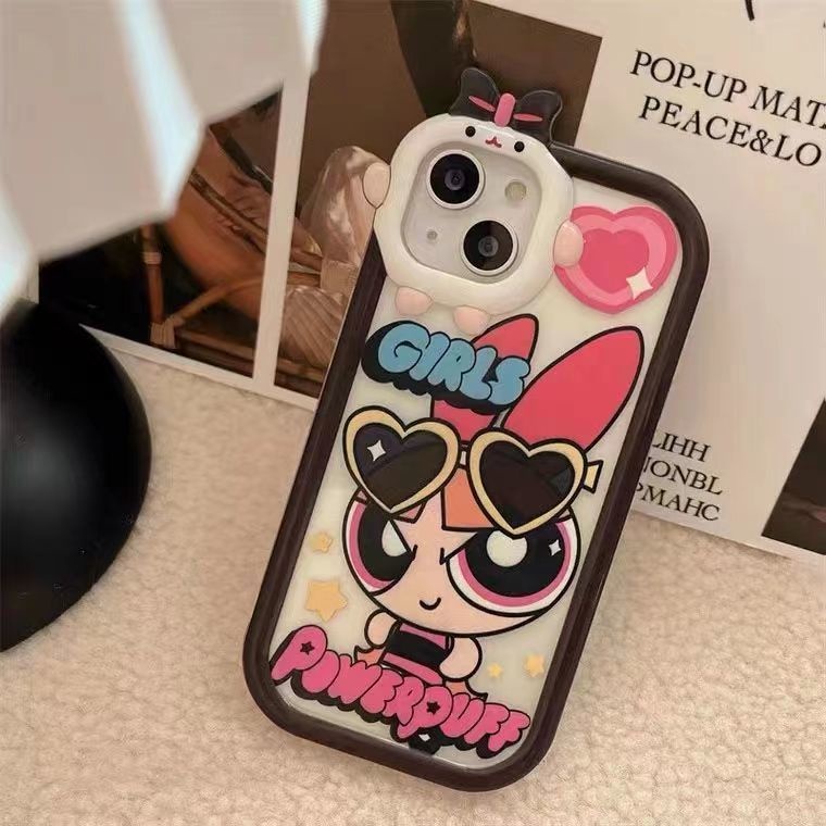 Case Desain Power Girl Untuk IPhone 12 13 14 11 Pro Max X Xs Max Xr Vcvg