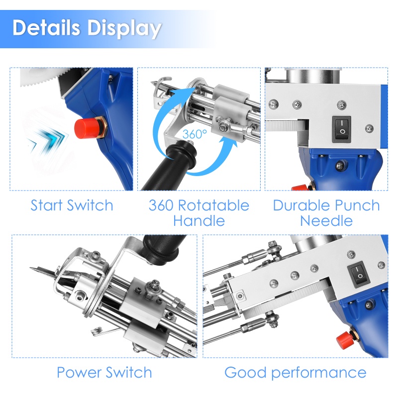 Alat Tenun Karpet Listrik/Mesin Jahit Elektrik Untuk Karpet/Mesin Rajut Tenun Karpet/Alat Jahit Karpet Electric Carpet