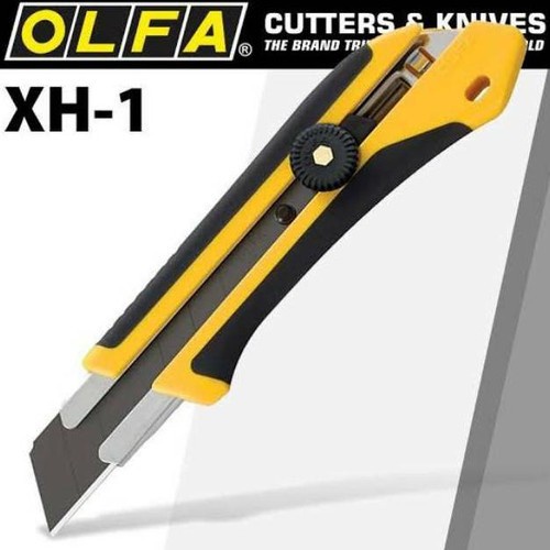 

Art Cutter Olfa Xh-1 25Mm Extra Heavy Duty Ratchet Wheel Lock Anti Slip