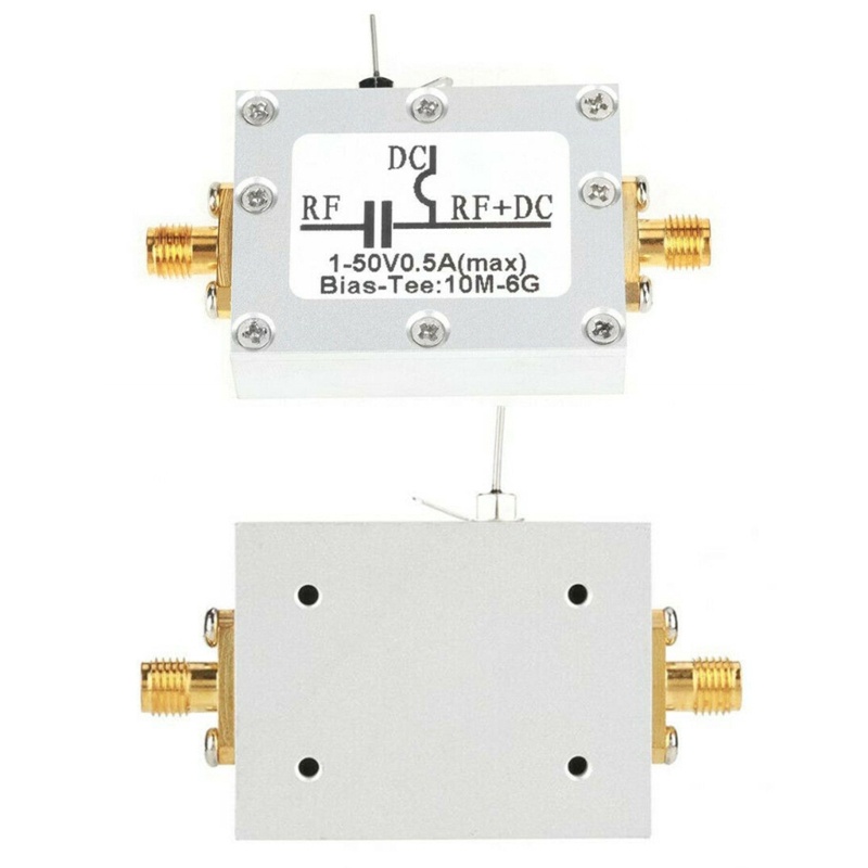 Zzz 10MHz-6GHz Coaxial Blocker Broadband Frekuensi Radio Microwave Coaxial Bias Tee