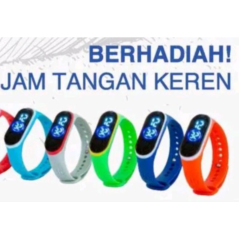 SANDAL GUNUNG ANAK LUBRENE BERHADIAH JAM TANGAN DIGITAL