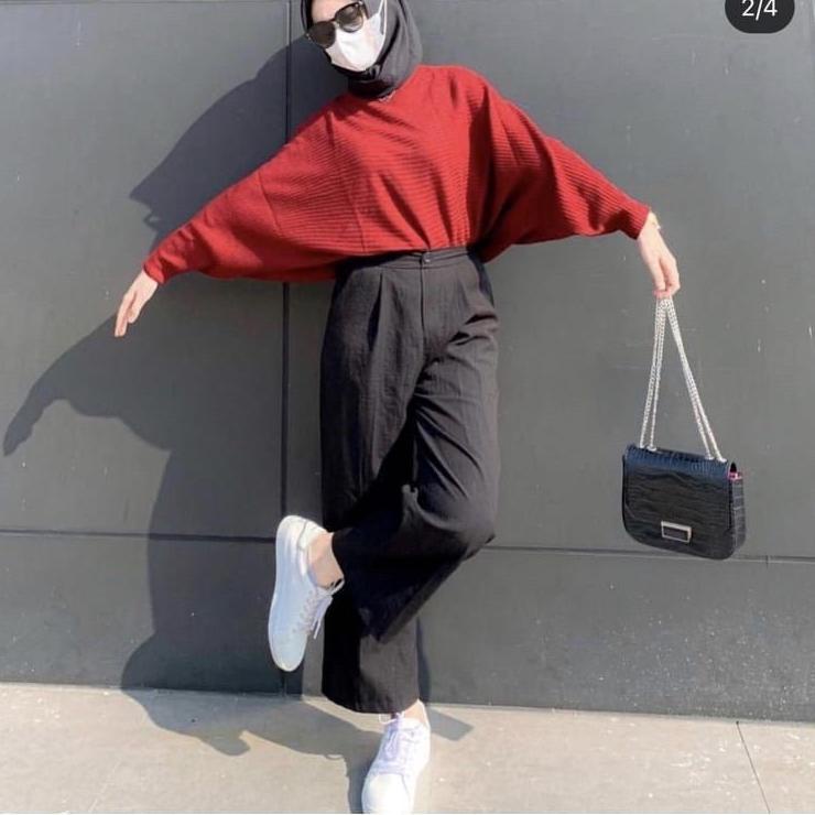 CKW.10De22e ‑ betwing prily rajut blouse/baju rajut wanita/rajut premium /outerwear